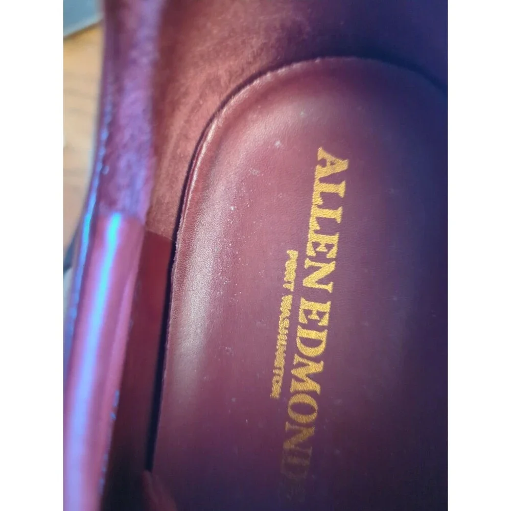 Allen Edmonds chili colored